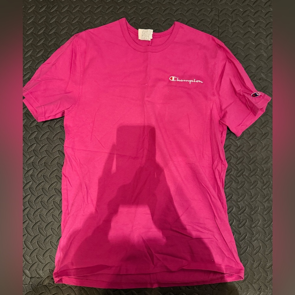 Pink champions shirt